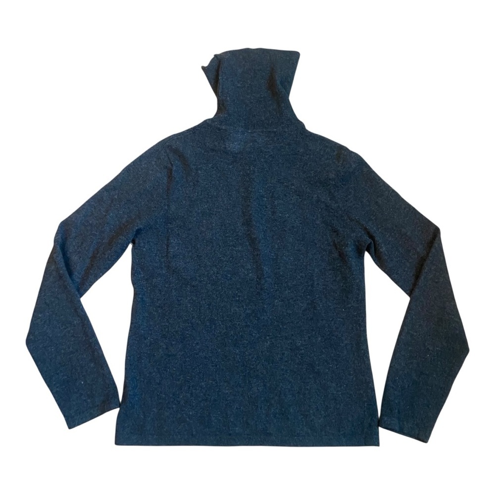 Ralph Lauren Crest Intarsia Cashmere Wool Sweater Lion Unicorn Navy Vintage SM - Picture 3 of 4